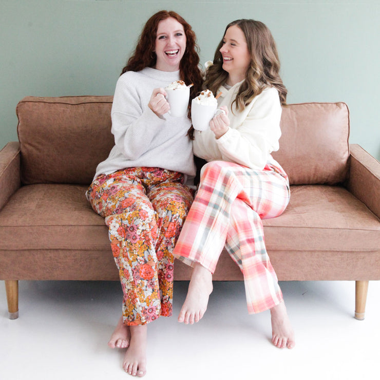 Women's Flannel Lounge Pants Maple Hues