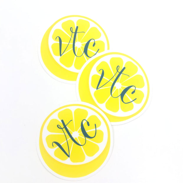 VTC Lemon Vinyl Sticker