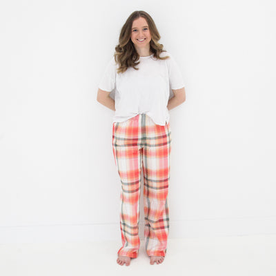 Women's Flannel Lounge Pants Maple Hues