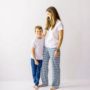Women's Holiday Lounge Pants Frosty Flakes