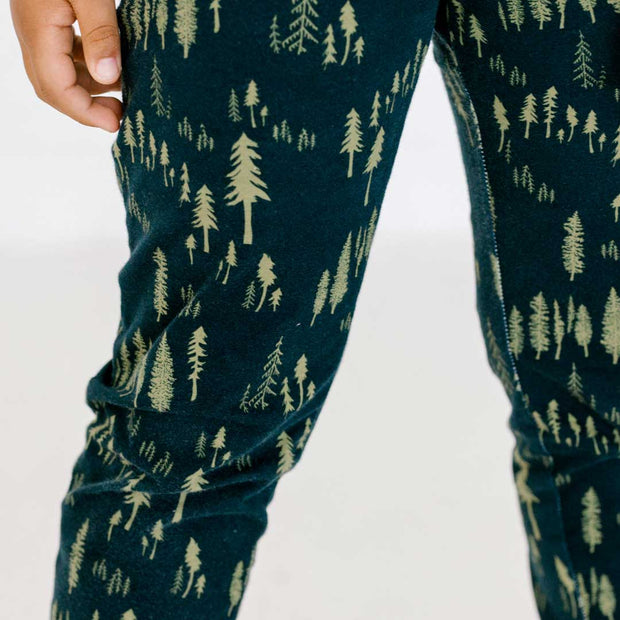 Kid's Holiday Lounge Pants Winter Woods